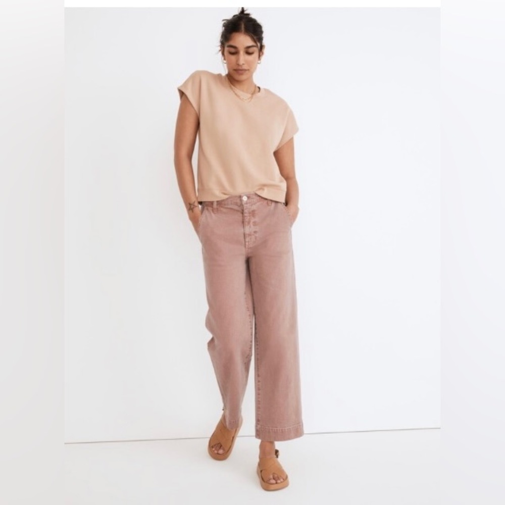 NWT Madewell The Perfect Vintage Wide-Leg Pant